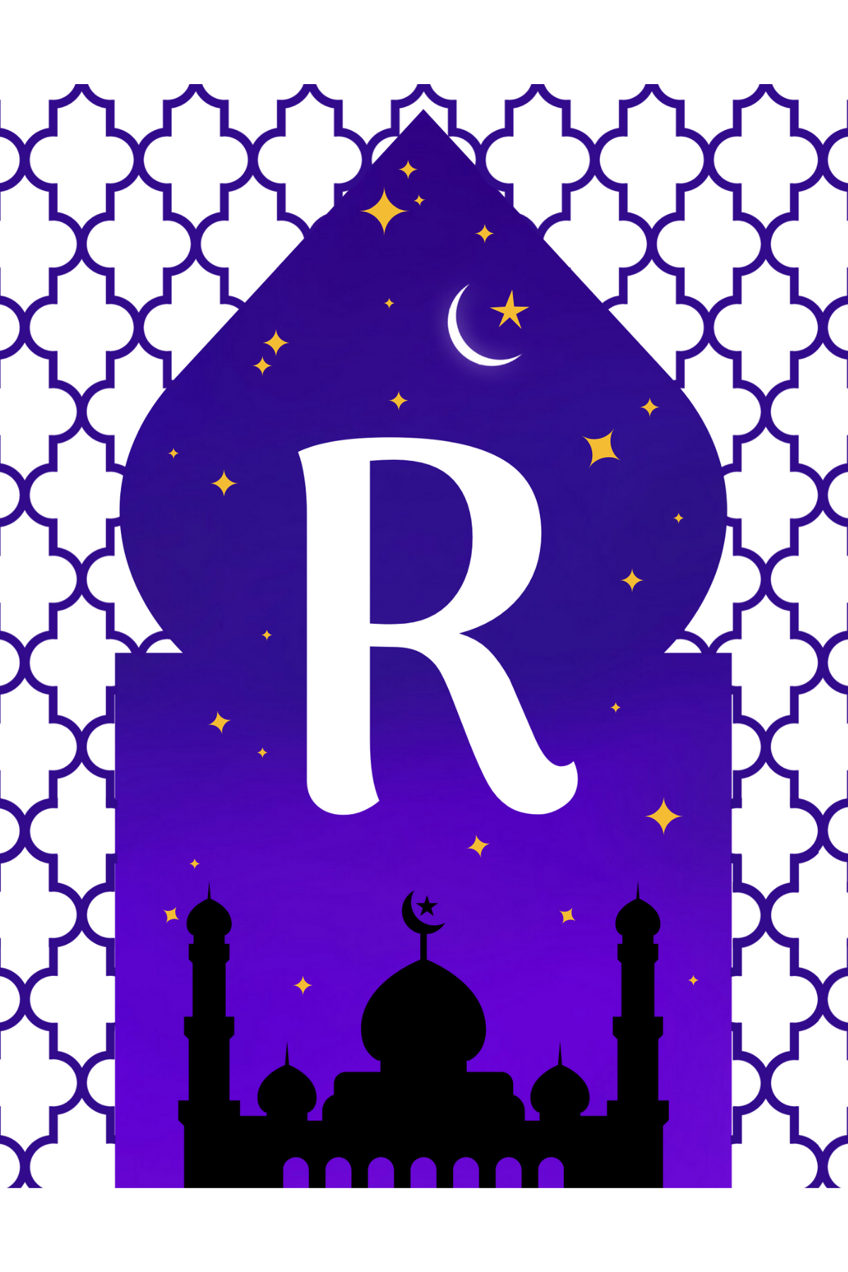 Ramadan Arabesque Free Printable Banner