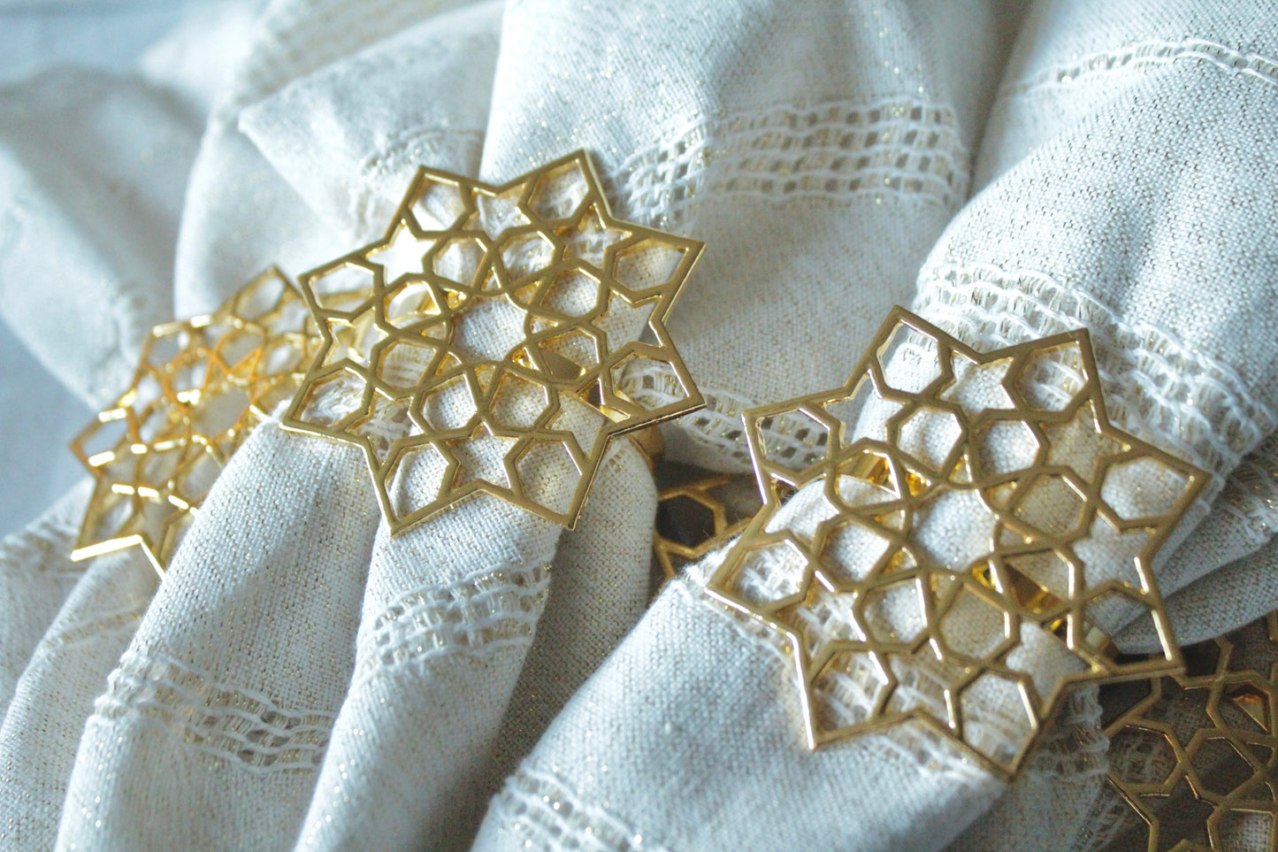 Geometric Napkin Rings