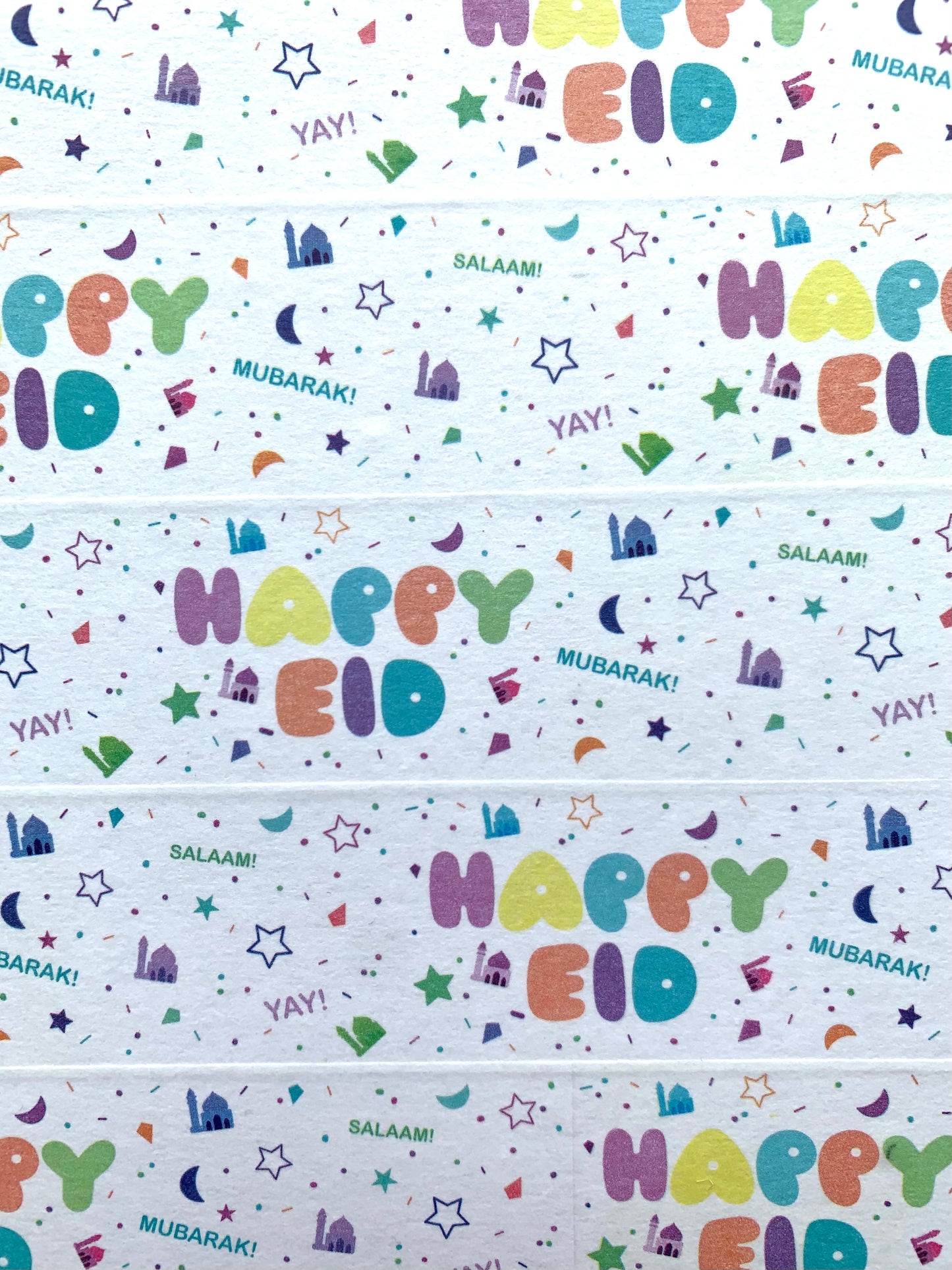 Happy Eid Confetti Washi Tape