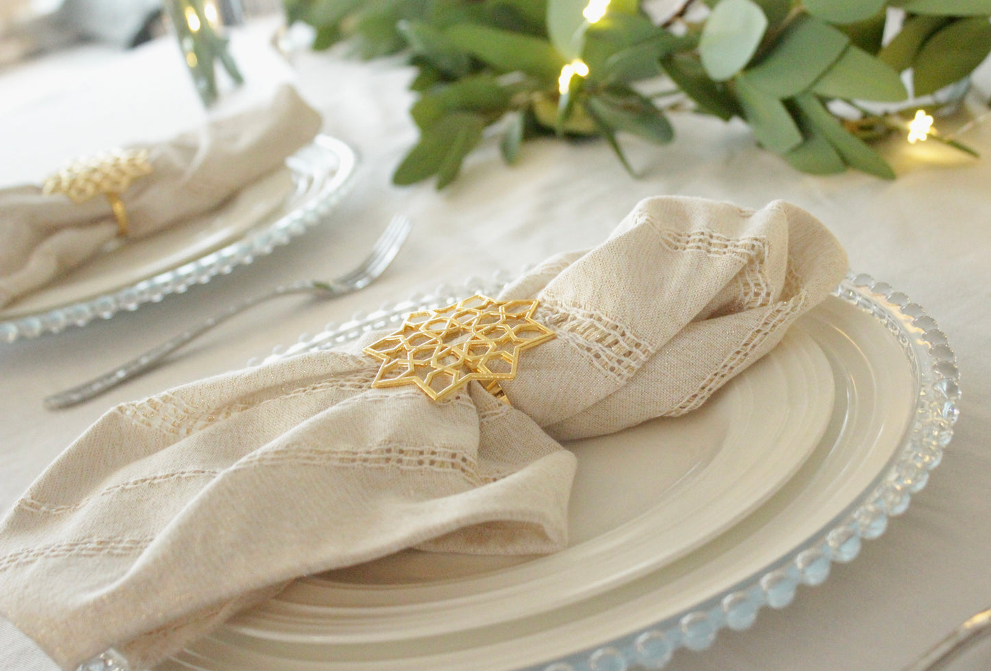 Geometric Napkin Rings