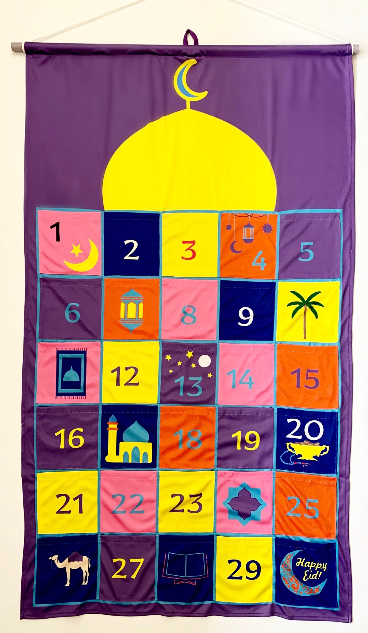 Ramadan Wall Calendar With Pockets