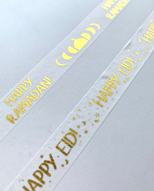 Happy Ramadan and Eid Foil Washi Tape Bundle