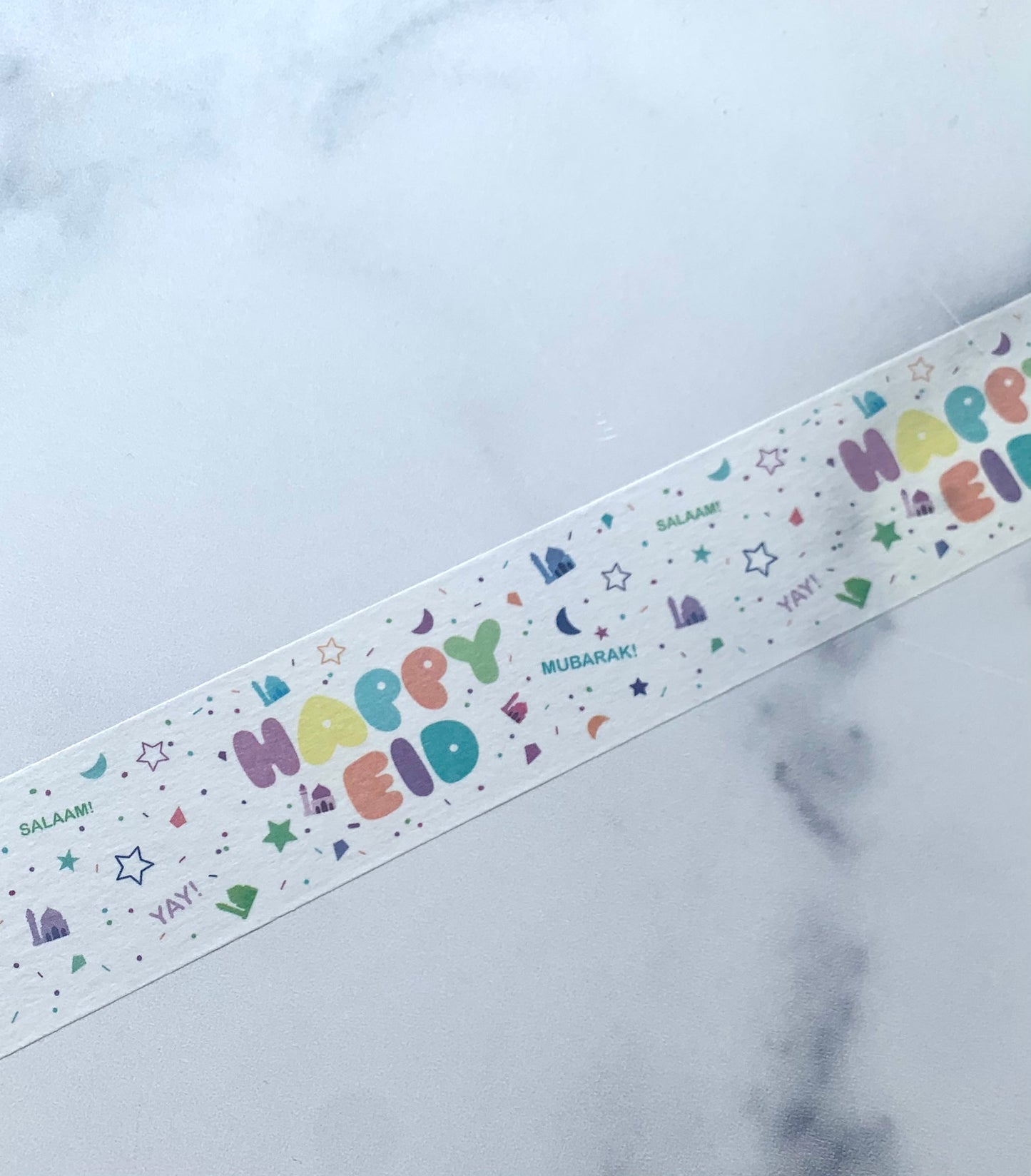 Happy Eid Confetti Washi Tape